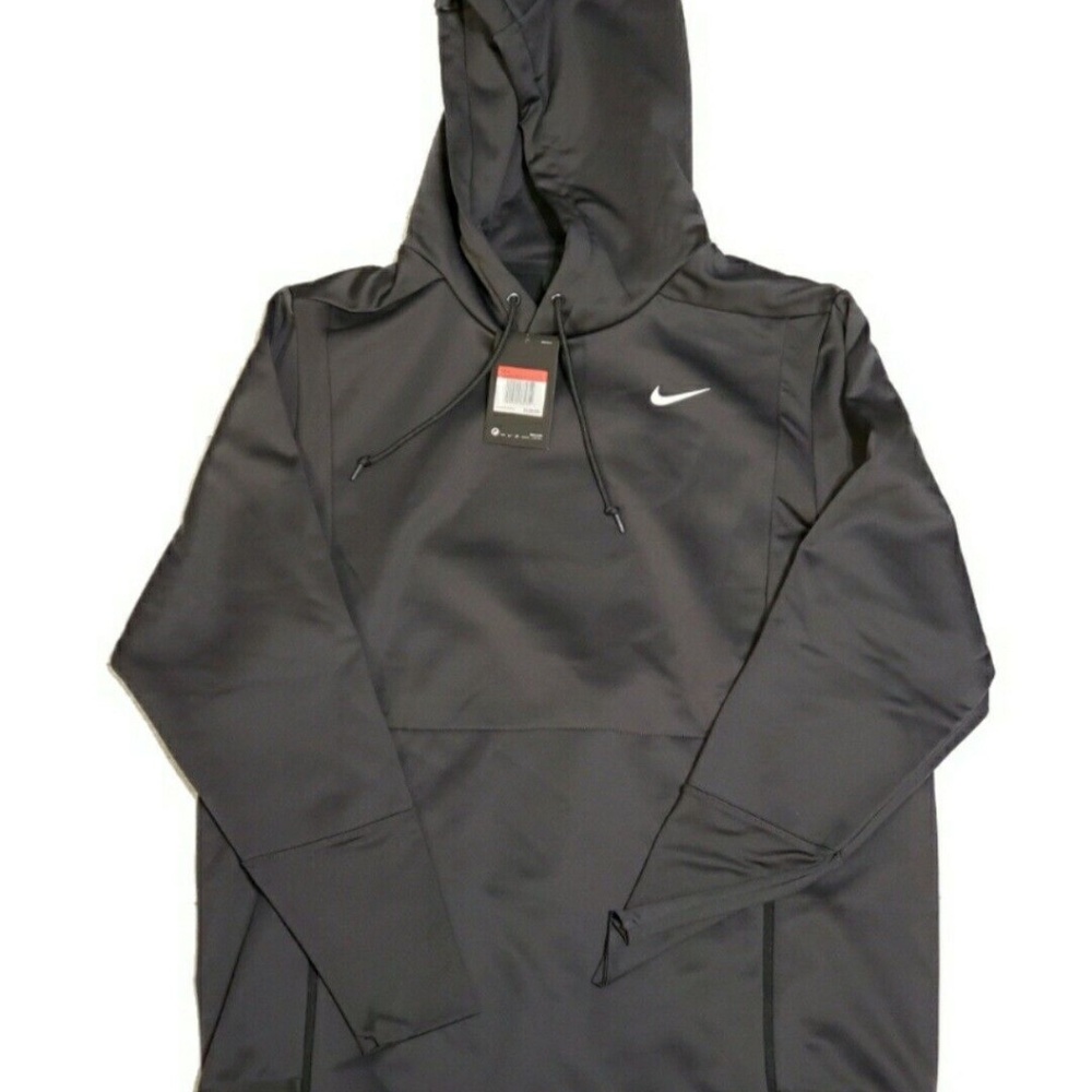 Nike Football Therma Dri-FIT Heavyweight Hoodie AO5972-010 (Black/White)